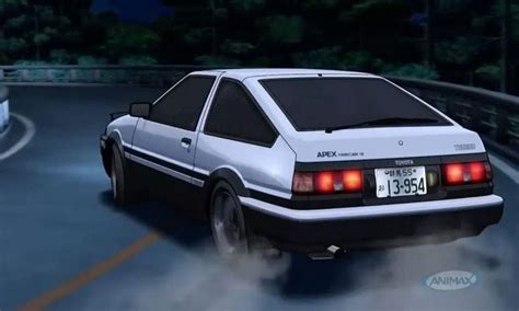 Toyota Corolla Trueno AE86 Initial D Drift Rear 3 4 AE86 Pinterest