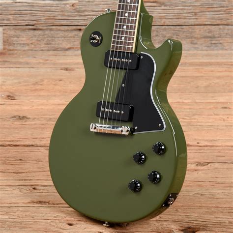 Gibson Les Paul Special Olive Drab 2021 Chicago Music Exchange