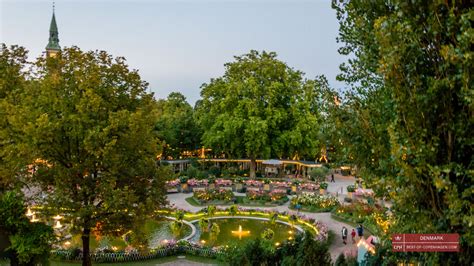 Copenhagen. The main entrance to the Tivoli Amusement Park