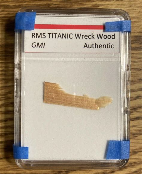 Rms Titanic Authentic Pine Wreckwood Relic Rare Very Unique Collectible