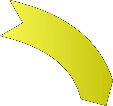 Yellow Arrow Clip Art At Vector Clip Art Online Royalty