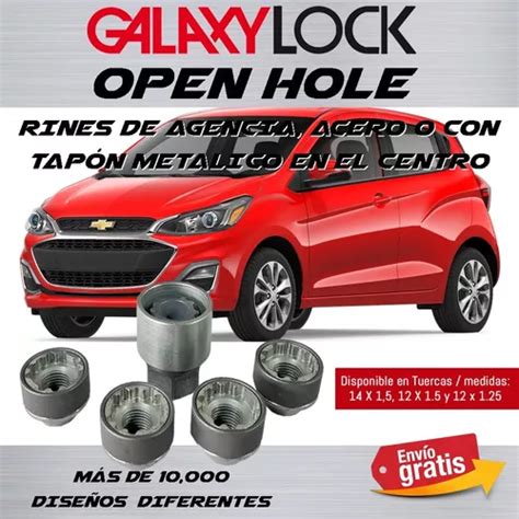 Galaxylock Open Hole Spark Ng Tuercas Seguridad Envio Gratis Meses