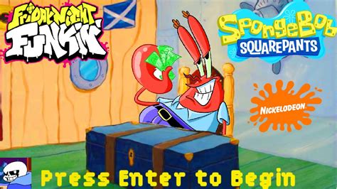 Fnf Spongebob Mr Krabs Krab Krab Krabbin Joke Mod Spongebob Mrkrabs