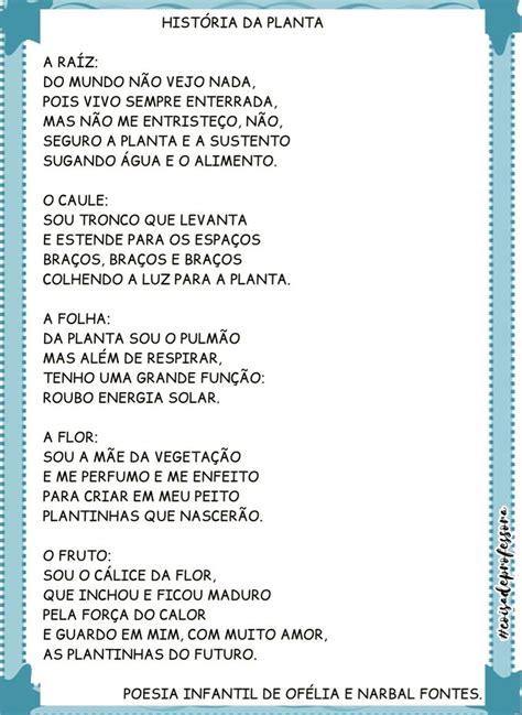 Poema história das plantas