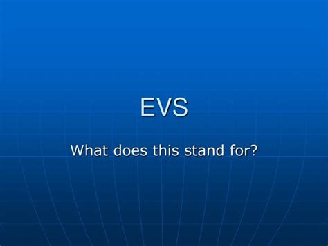 Ppt Evs Powerpoint Presentation Free Download Id 3433580