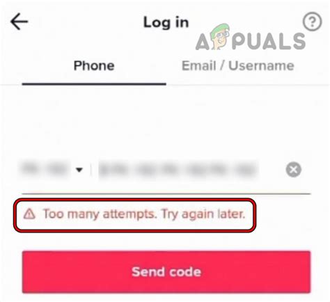 Fix Too Many Attempts Error When Logging Into Tiktok