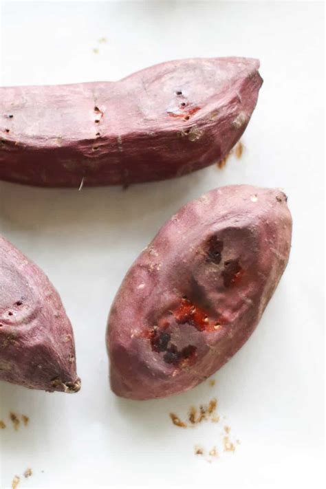 Baked Korean Sweet Potatoes Goguma Mj And Hungryman