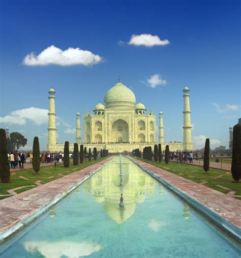 El Taj Mahal Monumento Histórico Famoso De a Monumento Del Amor La