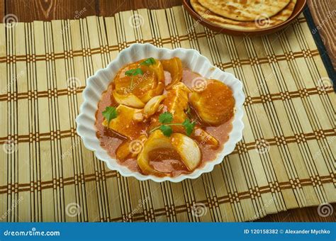 Paneer Do Pyaza Stock Photo Image Of White North Traditional 120158382