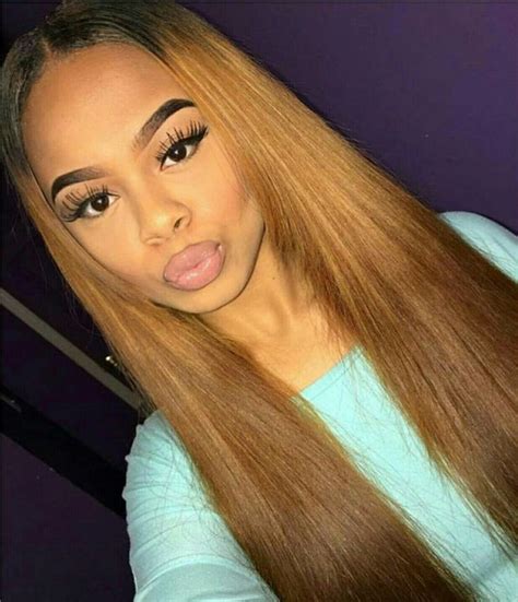 Pin by нєуαииє on н α ι я Brazilian straight hair Honey hair