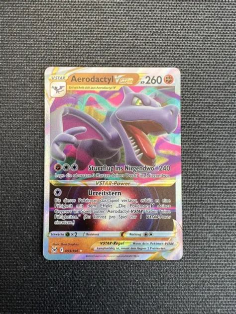 POKEMON KARTE Aerodactyl Vstar 093 196 Verlorener Ursprung