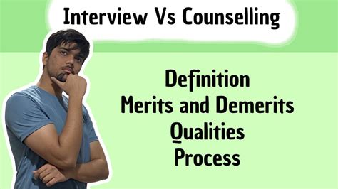 Interview And Counselling L Definition L Merits Demerits L Qualities