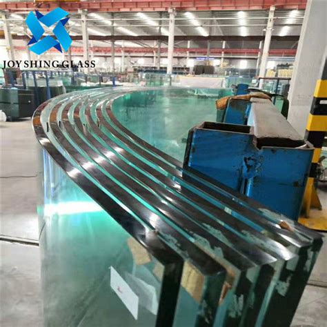 Joyshing Bent Curved Glass Bending Toughened Glass For Balustrade