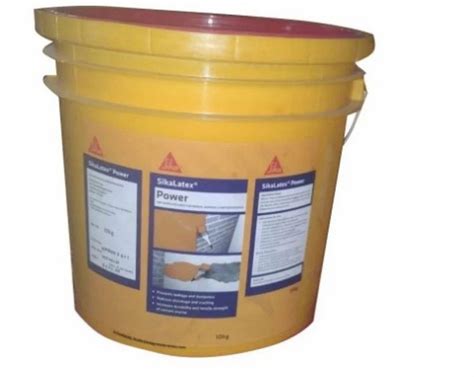 Waterproofing Admixture Sika Latex Power Packaging Size 10kg Liquid