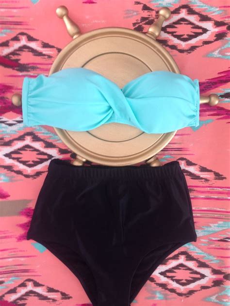 Retro Bikini High Waisted Panty Beachwear Swimwear
