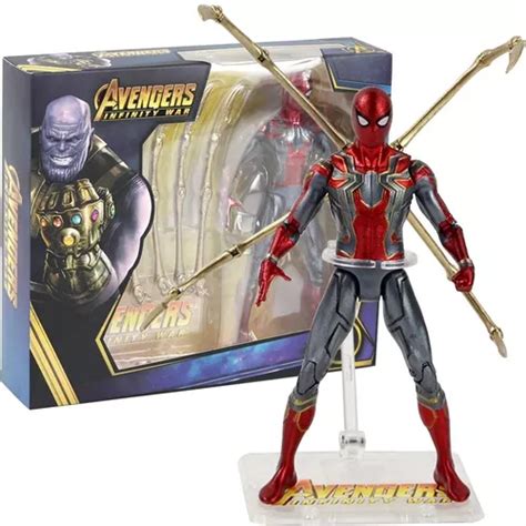 Boneco Homem Aranha Vingadores Spider Man Vers O Premium