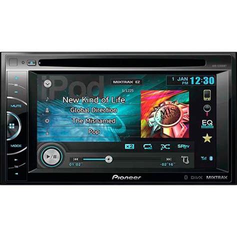 Tudo Sobre Dvd Player Automotivo Pioneer Din Avh X Bt Mixtrax