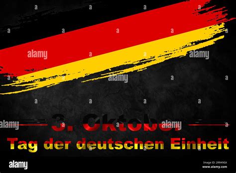 German Unity Day Background Design Translation German Unity Day 3rd