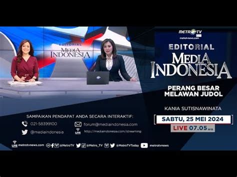 Bedah Editorial MI Perang Besar Melawan JUDOL YouTube