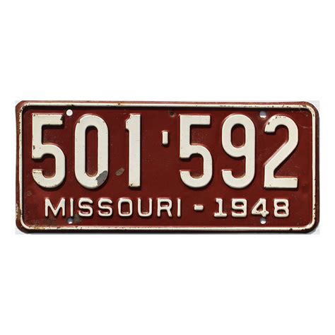 Vintage License Plates
