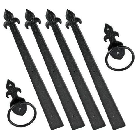 4 Dummy Strap Hinges And 3 Pulls For 40 Garage Door Hardware Garage