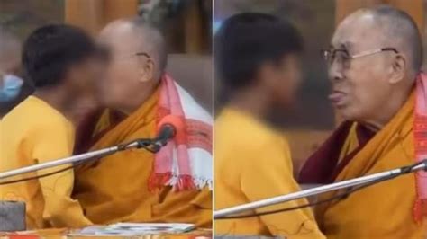 Dalai Lama Apologises After Suck His Tongue Comment Sparks Row India Today