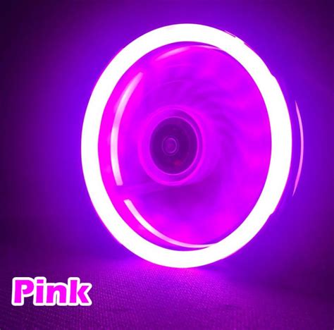 RGB Fan Dual Ring LED 12cm pc fan 120mm pc cooling fan rainbow rgb fan ...