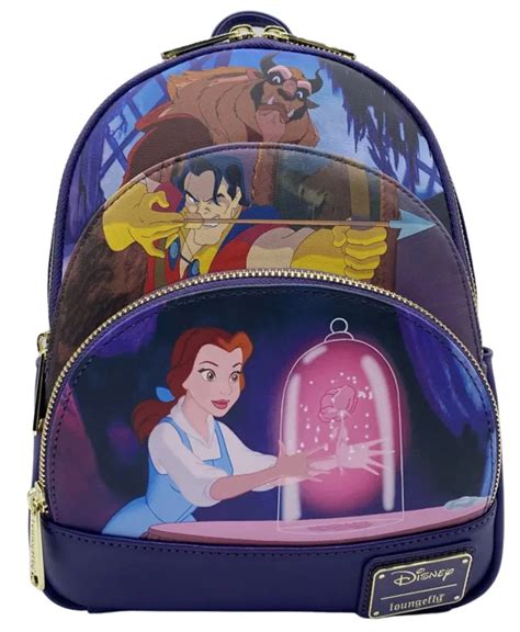 Loungefly La Belle Et La B Te Disney Mini Sac Dos Triple Poches