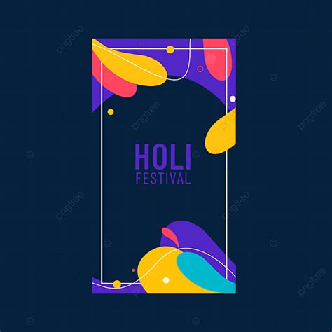 Instagram Stories Clipart Hd PNG Holi Instagram Abstract Story Line