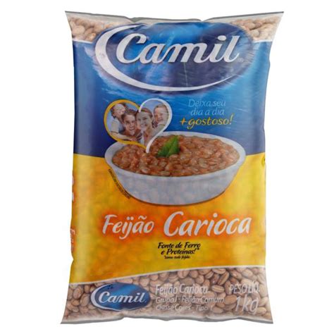 Feijão Carioca Tipo 1 Camil Pacote 1kg Cato Supermercados Compre on