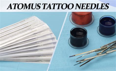 Atomus Pcs Tattoo Needles Set Rl Disposable Tattoo Needles Stainless