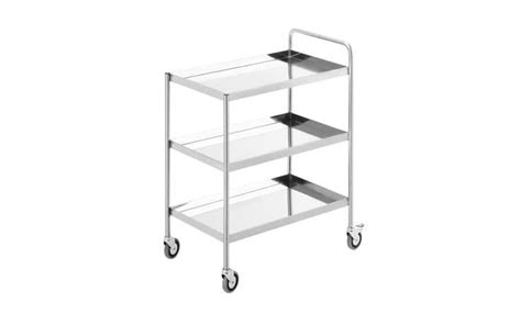 Simply Stainless Ss15 Three Tier Trolley Industry Kitchens