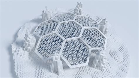 Sci Fi Landscape Hexagon 3d Model 1145270 Turbosquid