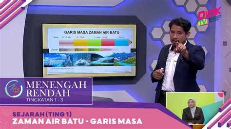 Menengah Rendah 2022 Klip Sejarah Tingkatan 1 Zaman Air Batu