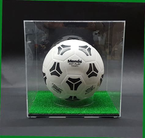 Teca Vetrinetta Bacheca Per Pallone Da Calcio In Plexiglass Cm X