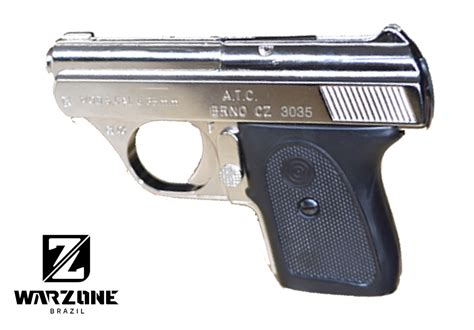 Pistola Cz Alfa Proj Brno Cz3035 Cal 6 35mm Inox Warzone Brazil