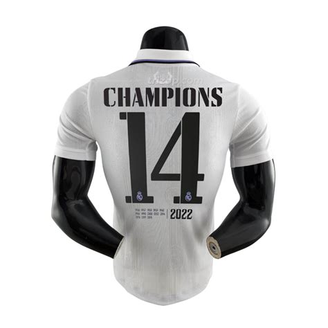 Camiseta local Edición 14 Champions Player Version Real Madrid 22 23