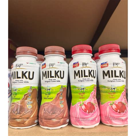 Milku Susu Uht Belgian Cows Milk Ml Shopee Malaysia