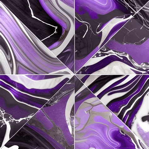 Purple And Silver Marble Background · Creative Fabrica