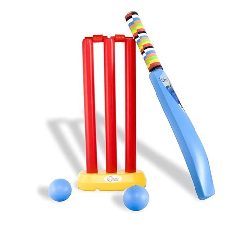 Sports Plain Kids Plastic Cricket Bat Ball Set At ₹ 190set In