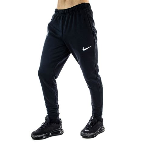 Nike Dri Fit Tapered Jogging Hose Cz6379 010 Schwarz Weiss Brooklyn