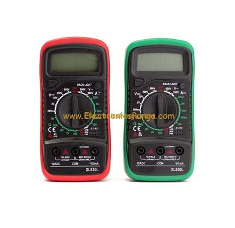 Xl830l Lcd Digital Multi Meters Volt Meterr Acdc Ohm Meter Ammeter Capacitance Ohm Tester