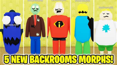 How To Get All New Backrooms Morphs In Backrooms Morphs Roblox