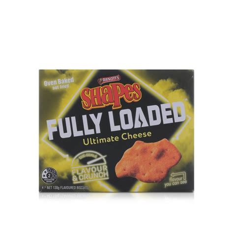 Arnotts Shapes Fully Loaded Ultimate Cheese 130g Waitrose Uae And Partners