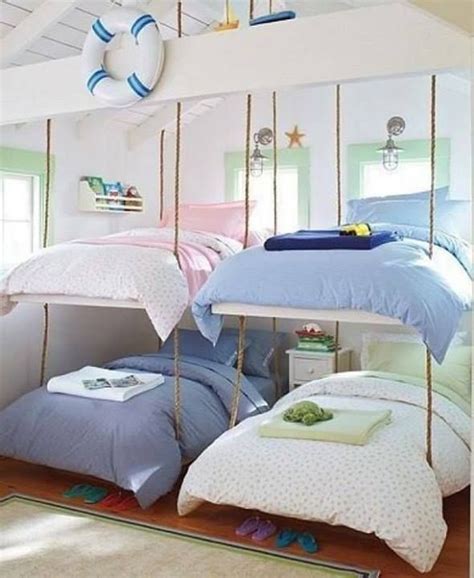 Creative Ways To Use Rope In Your Homes Decor 子供の二段ベッド 自宅で リビング インテリア