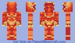 Terraria Palladium Armor Minecraft Skin