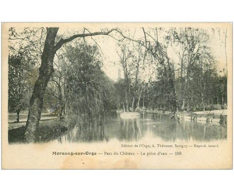 carte postale ancienne 91 MORSANG SUR ORGE Pièce d eau au Parc du