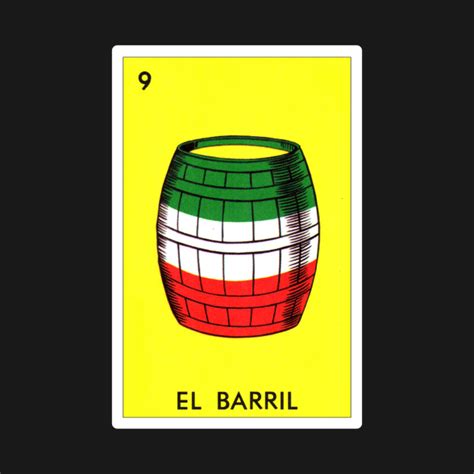 Loteria Mexicana Art Loteria Mexicana Design El Barril Gift