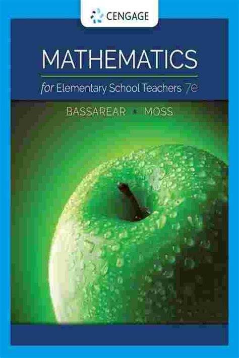 Pdf Mathematics For Elementary School Teachers By Tom Bassarear Ebook Perlego