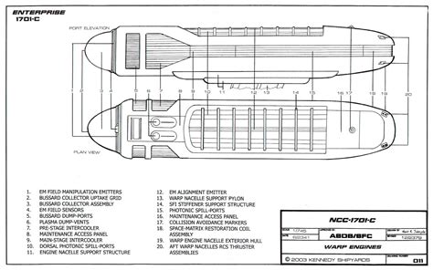 Star Trek Blueprints: Starfleet Vessel: Ambassador Class Starship U.S.S ...